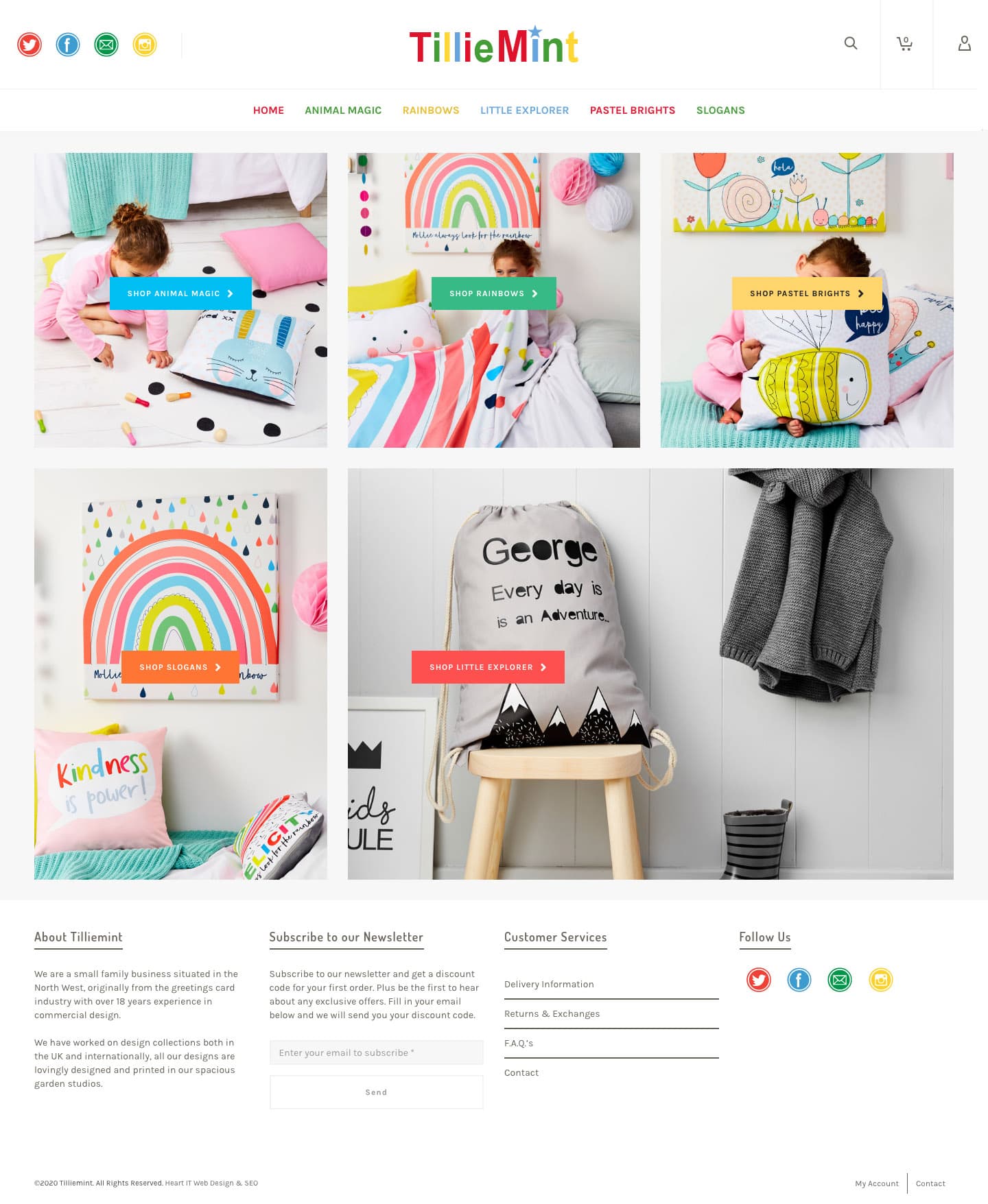 TillieMint case study screenshot