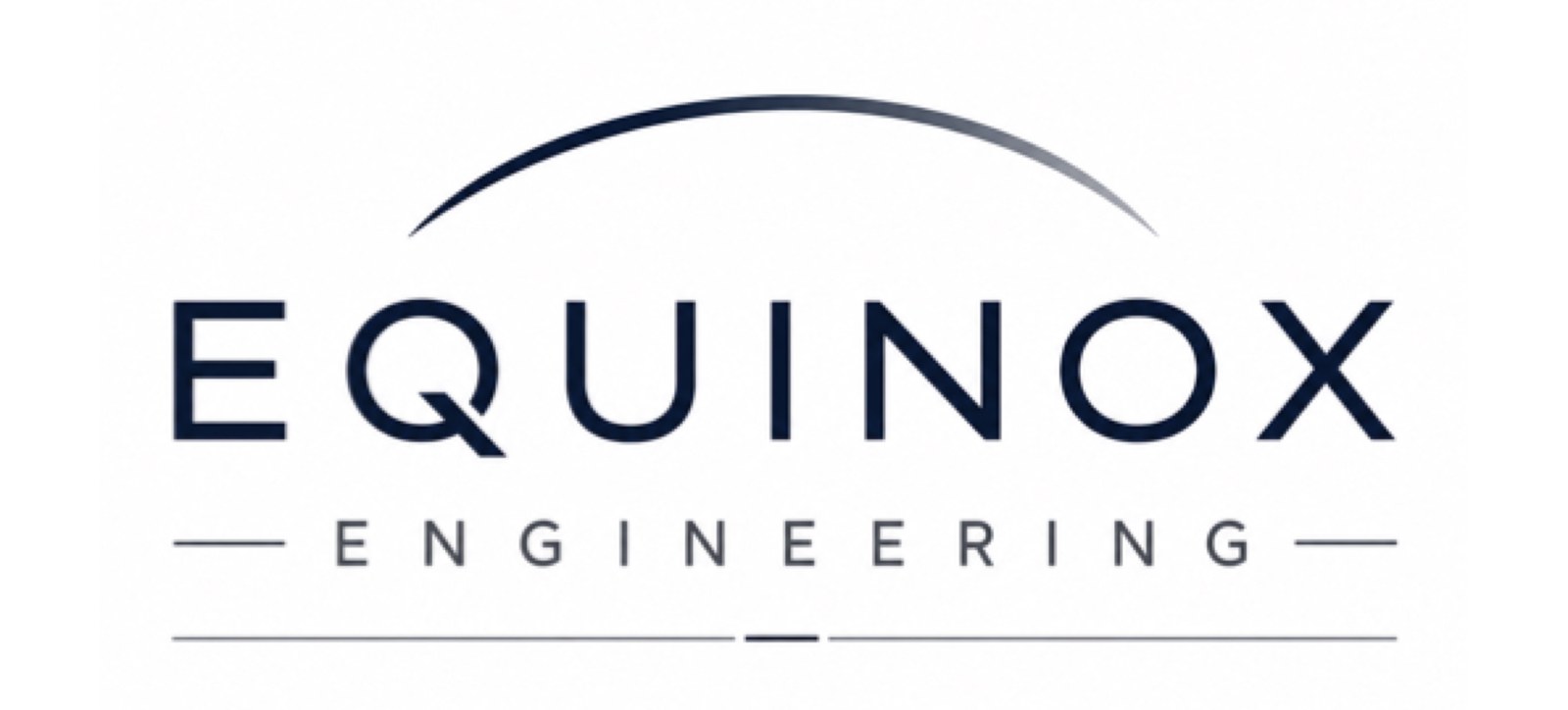 Equinox Engineering logo by Heart IT: the EQUINOX wordmark with an arc above and ENGINEERING set below in finer type