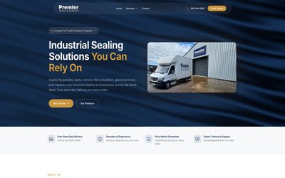 Premier Seals & Gaskets: From Brief to Launch in Two Weeks
